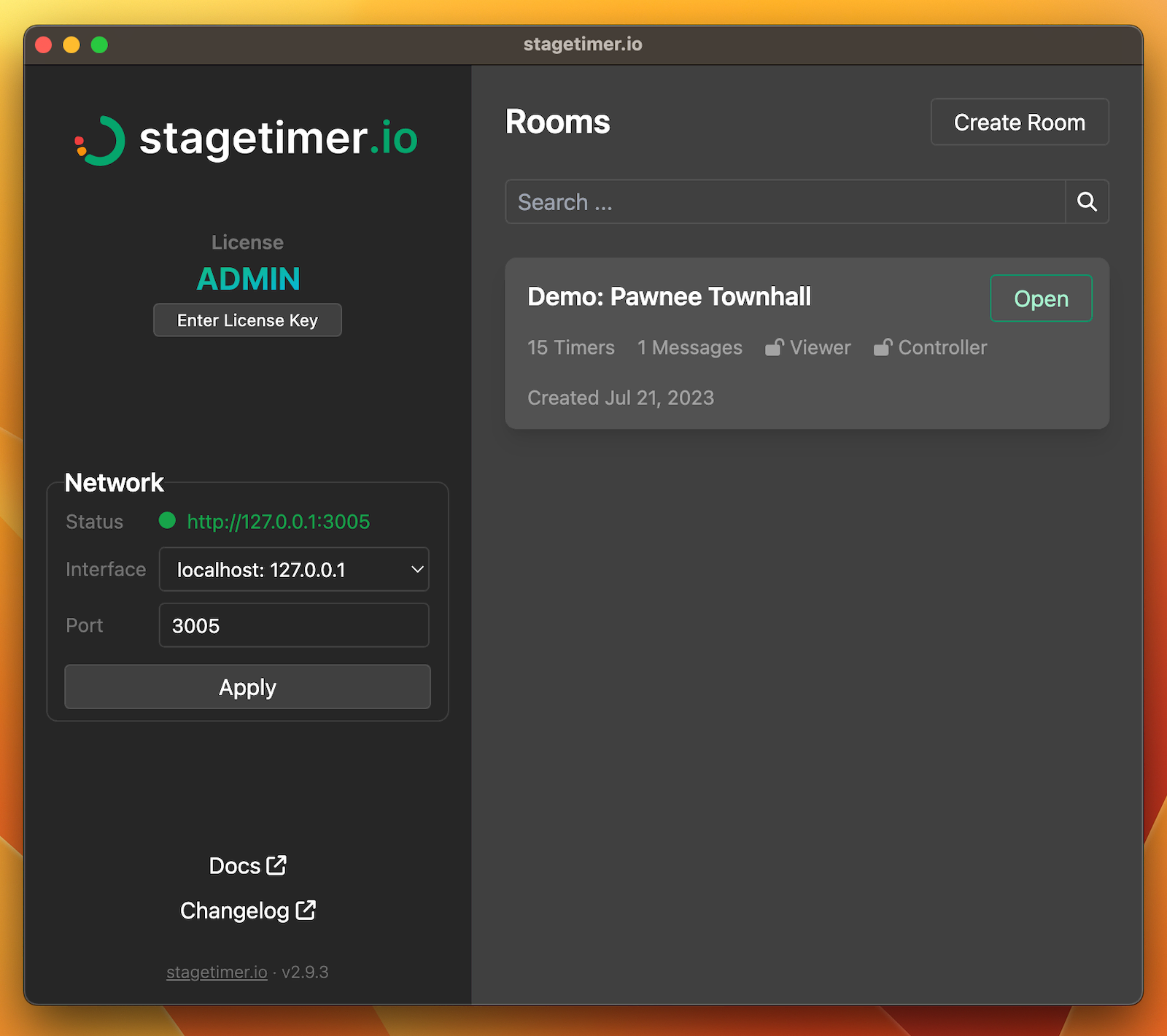 Stagetimer desktop app