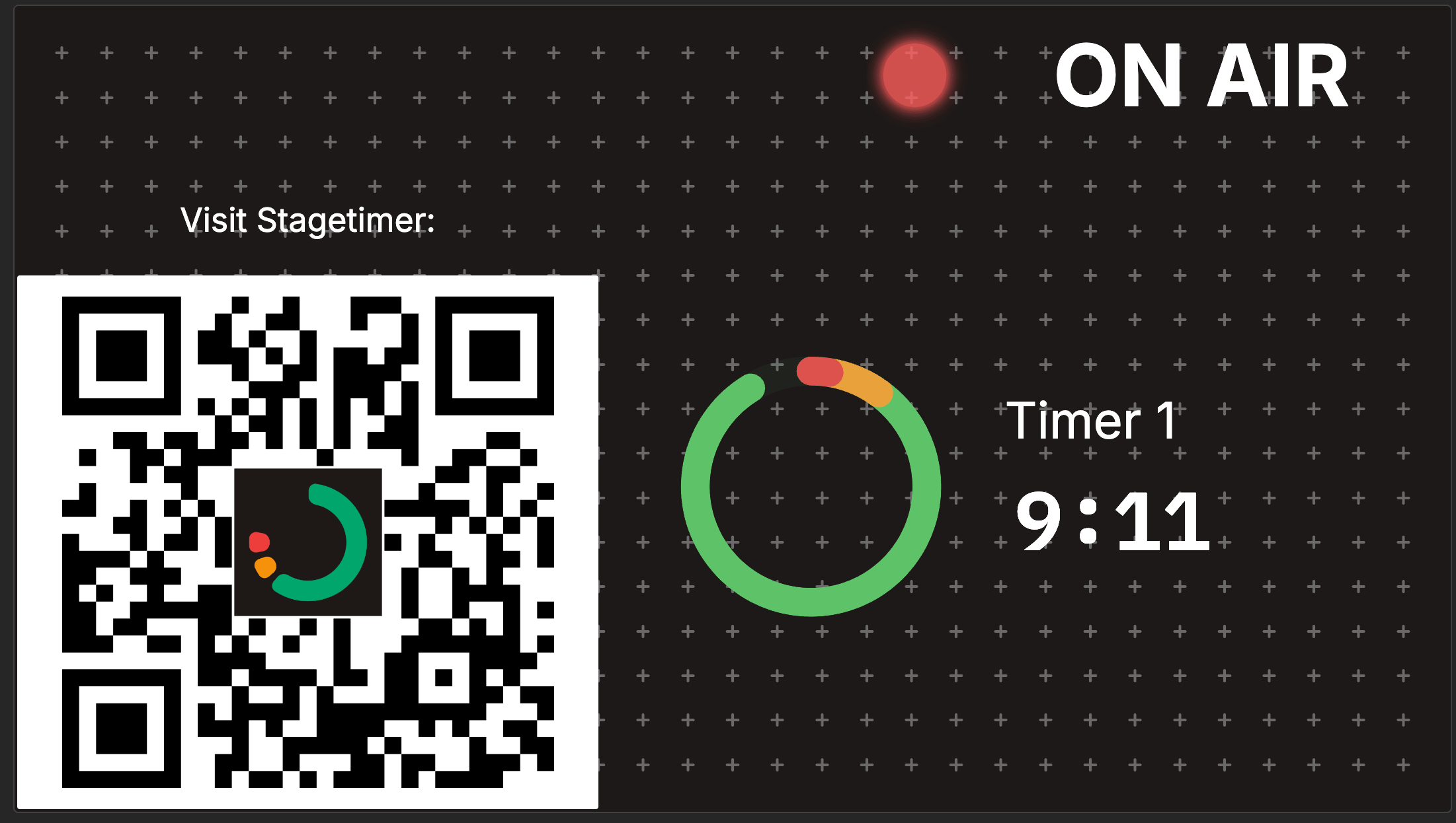 QR code with Stagetimer logo