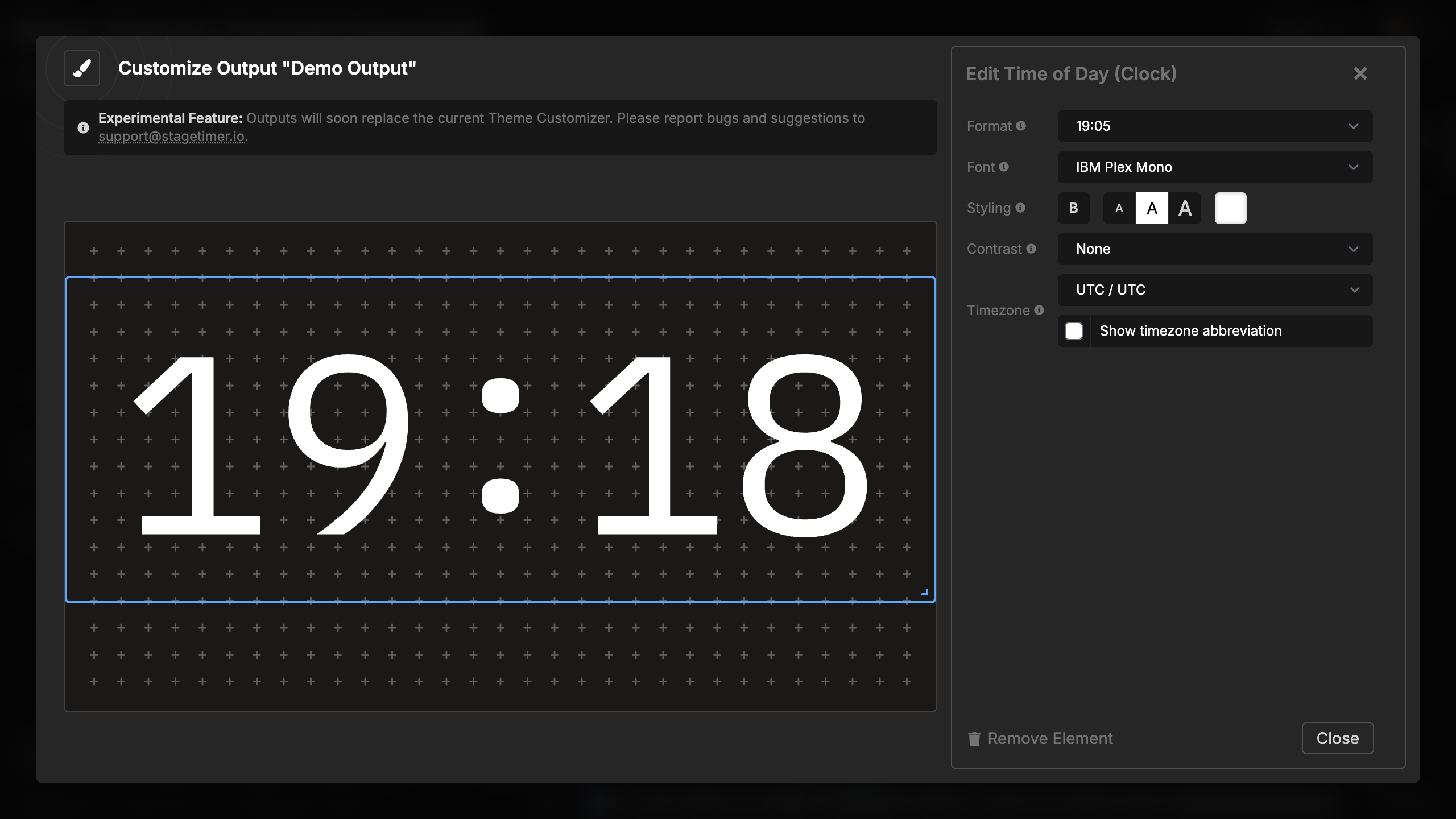 24-hour format without seconds