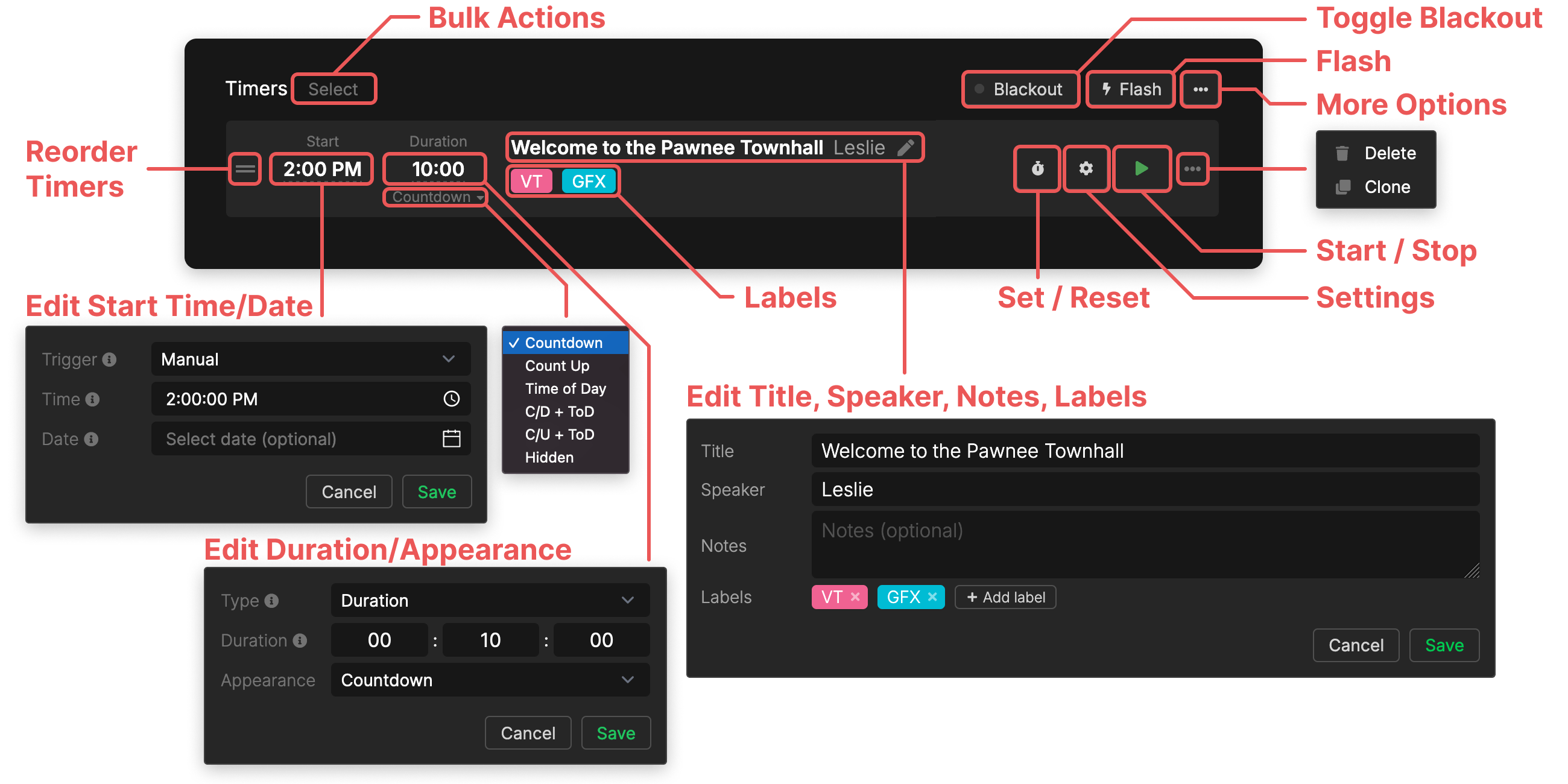 Timer Interface Documentation