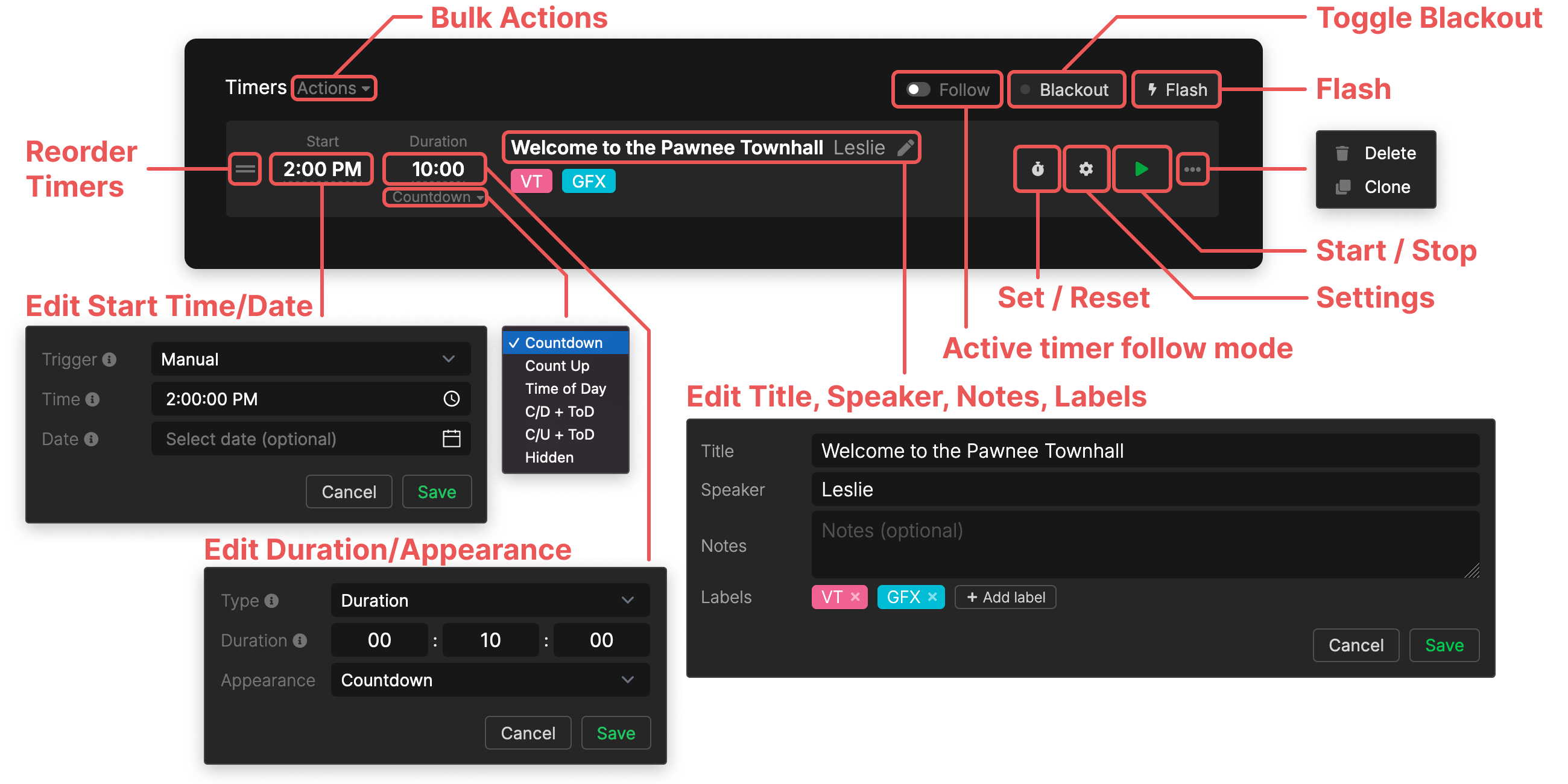 Timer Interface Documentation
