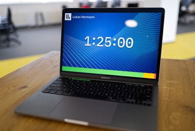 Use Stagetimer with a spare laptop