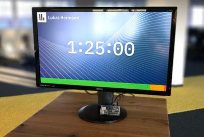 Use Stagetimer with a cheap Raspberry Pi