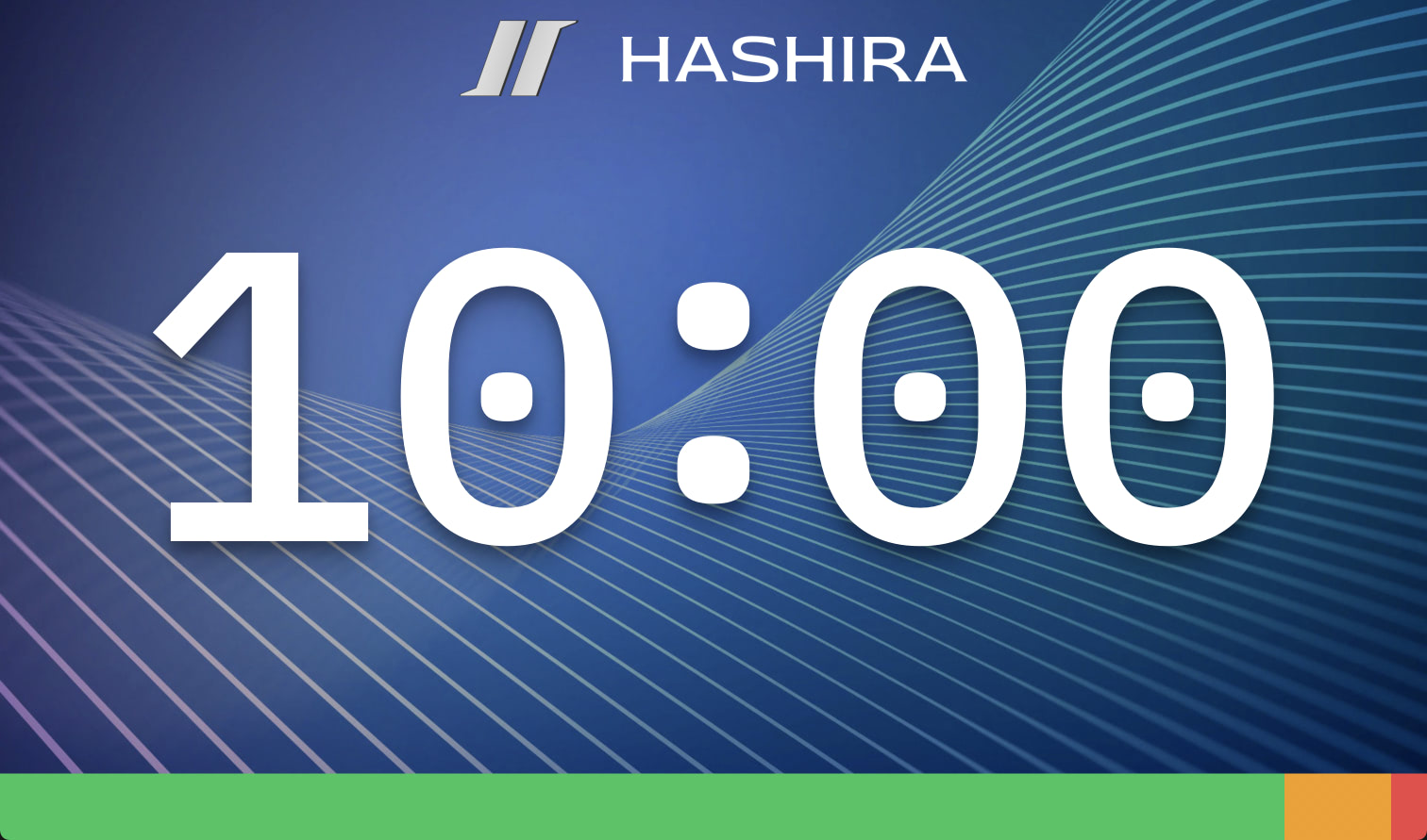 Customize the timer to fit your brand